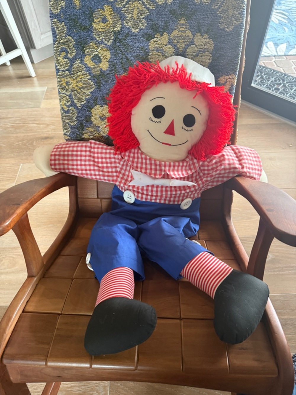 Vintage, Handmade 3’ Raggedy Andy Doll